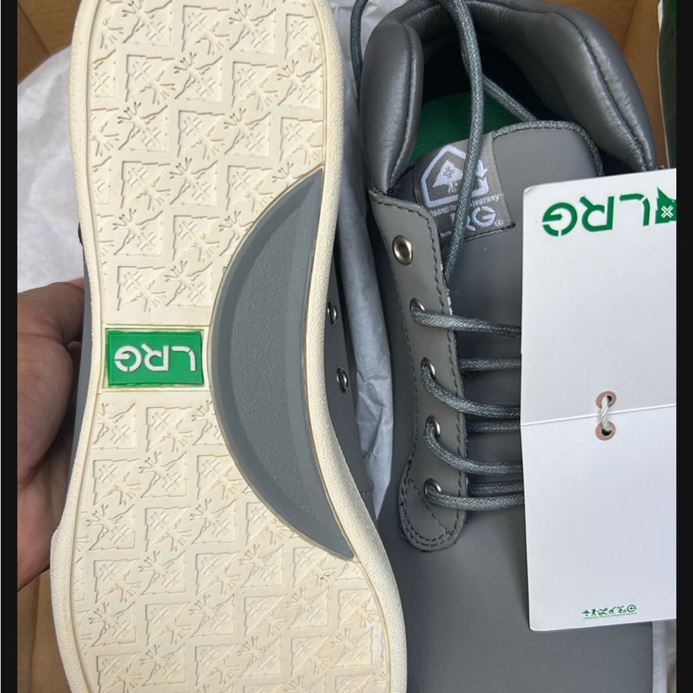 Lrg Gray and Cream High-Top Sneakers